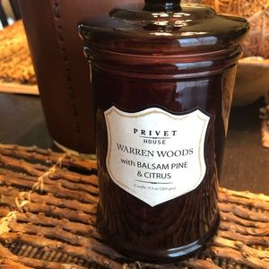 Privet House Candle Balsam Pine &. Citrus